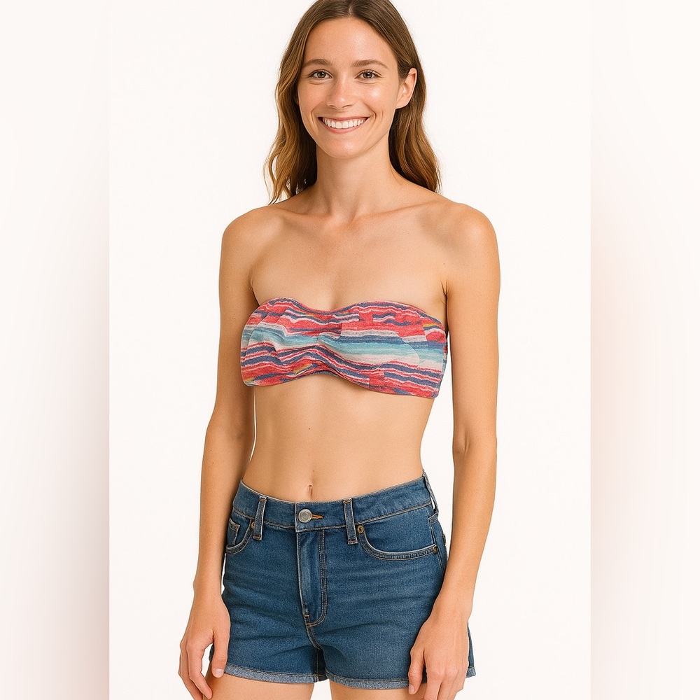 Obey Propaganda Aztec Bandeau Inside Out Top Size M AR 10